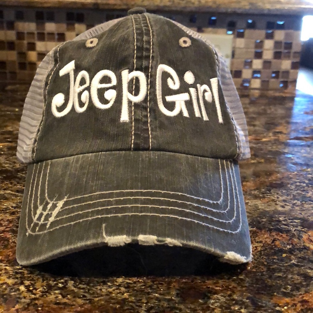 “Jeep Girl”  Embroidered Ball Cap